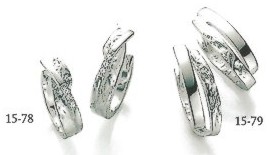 Ohrclip, Creole Silber